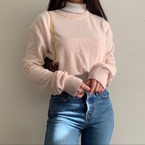 acne studios pink sweater
